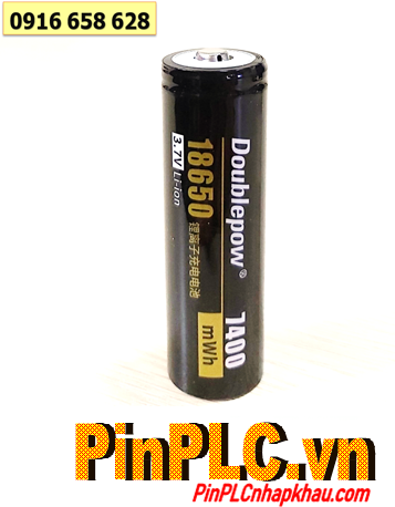 DoublePow 18650-7400mWh _Pin sạc 18650 lithium Li-ion 3.7v 7400mWh (=4600mAh)